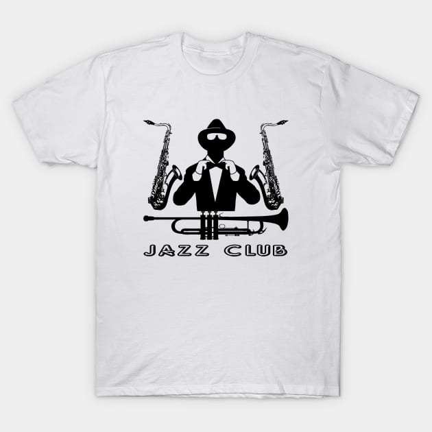 Jazz Club T-Shirt by remixer2020